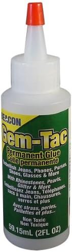 Beacon Adhesives Gem Tac Permanent Adhesive, 2-Ounce by Beacon Adhesives