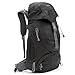 Produktbild Evecase Wanderrucksack 40L l Trekkingrucksäcke Damen Herren Taschen leicht große Kapazität / für Outdoor Reisen Wandern Sport Camping Travel l Nylon (Schwarz)