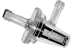 CAIONPLE 1 Styck Universal Motorcykel RäTtvinklat Inline BräNslefilter 1/4 Tum 6Mm Slangledningar för