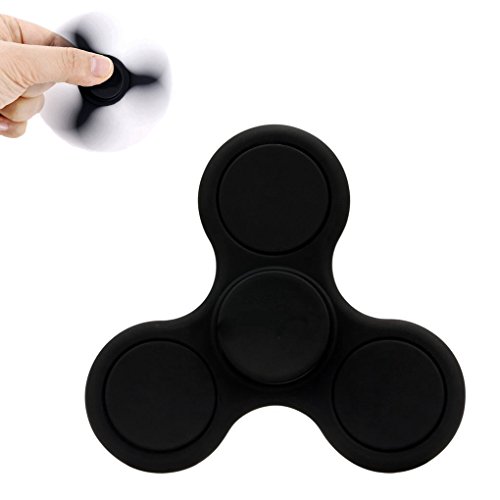 Hand Spinner Toy, InGoo Tri-Spinner Fidget Toy Stress Reducer High Speed Bearings Spins Scrub Matte Surface Finger Spinner (Matte Black) Hand Spinner Toy, InGoo Tri-Spinner Fidget Toy Stress Reducer High Speed Bearings Spins Scrub Matte Surface Finger Spinner (Matte Black)
