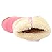Femizee Baby Girls Infant Toddler Winter Fur Shoes Rabbit Snow Boots Pink 12-15 Months