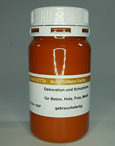Terracotta - Betonfarbe Acryl Silikon 1 Liter