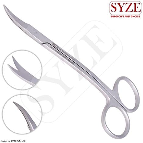 Dental 11.5cm La Grange Scissors Trimming Soft Tissue LaGrange Lab Gum Scissors