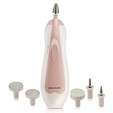 BROADCARE Set de Manicura Portable Acabado Profesional 6 en 1 Accersorios Diferentes para Tratamiento de Uñas (SIN PILAS)
