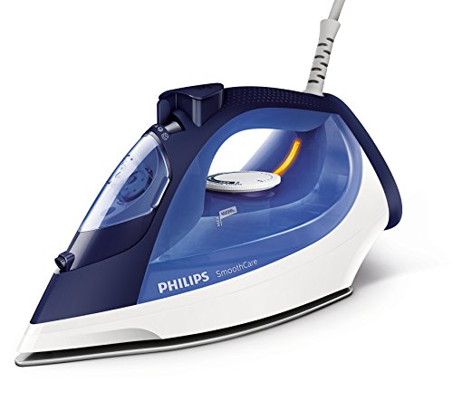 Philips GC3580/20 - Fer à repasser à vapeur, semelle en céramique, 2 m, 160 g/min, bleu, blanc, 40 g/min