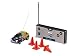 Produktbild Revell Control 23536 - Mini RC Car in Dosenverpackung, Verpackung ähnelt einer Cola-Dose, kleines ferngesteuertes RC Auto, 27 MHz-Fernsteuerung mit Ladefunktion, Pylonen - Van in blau/gelb