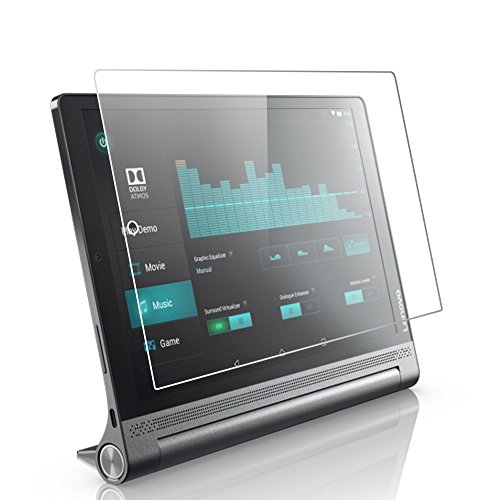 Lenovo Yoga Tab 3 Plus 10.1 Schutzfolie, Wrcibo Glas Display Schutz Schutzglas Echte Glas Displayschutzfolie für Lenovo Yoga Tab 3 Plus 10.1[Panzerglas, 0.33 mm, Unsichtbar, Kratzfest] - 4