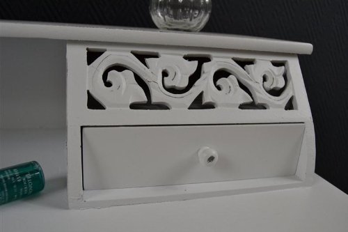 Sekretär Schreibtisch Chabby Chic Rosali antik weiß Landhaus .28 - 4