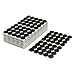 Produktbild sourcingmap Schrank Beine Selbstklebend Oberfläche Schutz Möbel Filzgleiter Matten 15mm Durchmesser 560pcs Schwarz