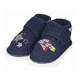  Sterntaler Jungen Flache Hausschuhe, Blau (Marine 300), 22 EU