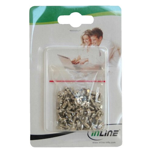 InLine Schraubenset – für Slotbleche – 50-teilig, 77782 - 2
