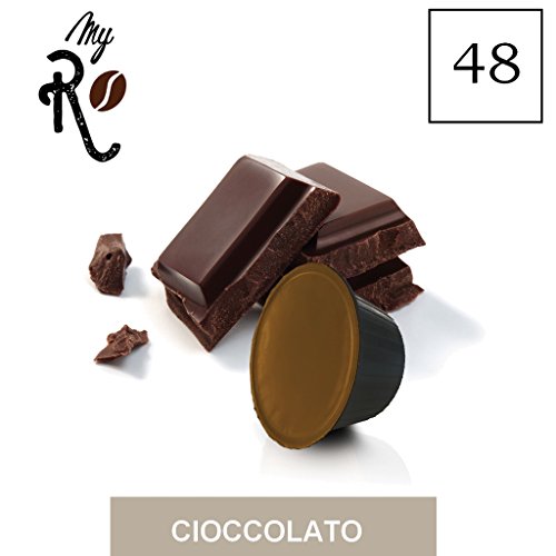 FRHOME - 48 Capsules compatibles aux machines Nescafé Dolce Gusto - Chocolat - MyRistretto