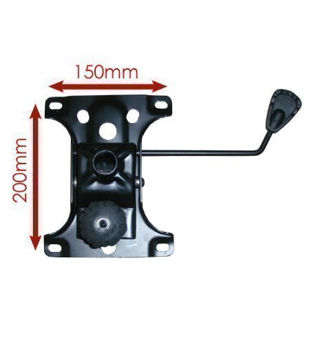 De repuesto silla de oficina mecanismo de inclinación y placa de palanca de bloqueo Base tamaño mediano 150 x 200