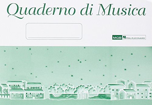Quaderno Di Musica Verde  Manuscript Paper