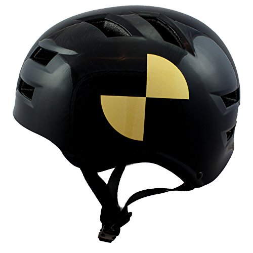Skullcap® BMX Helm ☢ Skaterhelm ☢ Fahrradhelm ☢, Herren | Damen | Jungs & Kinderhelm, schwarz matt & glänzend - 2