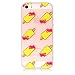 Produktbild iPhone 5 5S SE Hülle, Chreey [Sommer-Spaß] Matt Schutzhülle 3D Druck Öl Glanz Relief Muster Handyhülle Ultra Slim Weich TPU Silikon Case Cover Skin Kratzfeste [Eis am Stiel]