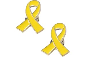 JCHENYE Spilla, spilla con logo a forma di fiocco, spilla con logo giallo - 2,8x2,1 cm, per la decorazione dell'abbigliamento
