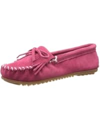 Minnetonka Kilty Suede Moc - Mocasines de cuero mujer