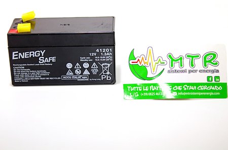 Batteria al piombo ENERGY SAFE 12V 1.3Ah