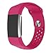 Produktbild Zeehar Zubehör Soft Silikon Ersatz Sport Strap Armband für Fitbit Laden 2 Fitness Armband, b-Rose Red, 5.5"-8.1"