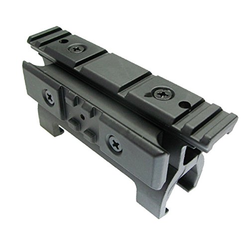 ATAIRSOFT WorldShopping4U Métal MP5 2-Side Haut Profil Portée Diapositive Rail Monture Base avec 20mm Picatinny Tisserand