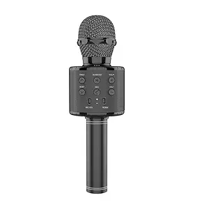 Stybits WX206 Bluetooth Mic| Wireless Handheld Karaoke Microphone Mic Audio Recording Wire for Singing with Speaker for All Smartphones Color May Vary