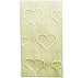 Baby Girls Tights Heart Pattern Stretchy Cotton Rich Sizes 0-24 m (0-6 m, Cream)