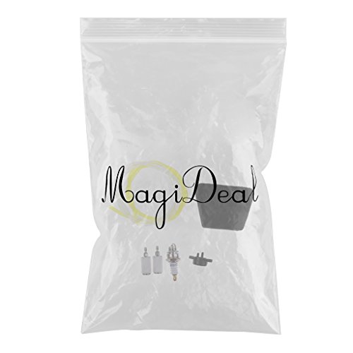 MagiDeal Kraftstofffilter Vorpumpball / Öl Schlauch Filter Zündkerze Ansaugstutzen Für POULAN Kettensäge - 2