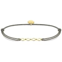 Thomas Sabo Little Secret Bracciale Donna In Argento 925 Con Simbolo Infinito | Colore Nero | Gioiello Charm Club Regolabile - 6