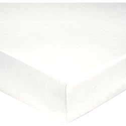 Blanc des Vosges Uni Percale Drap housse Coton Blanc 160 x 200 cm bonnet de 40 cm