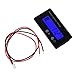 Produktbild Qiman 8-70 V Blau LCD Säure Blei Lithium Batterie Kapazität Anzeige Voltmeter Manometer 2in1
