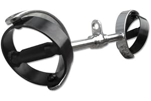 BODY SOLID BODY-SOLID Poignée-23 Poignée 360° Large 23" Adulte Unisexe, Argent/Noir, Taille Unique