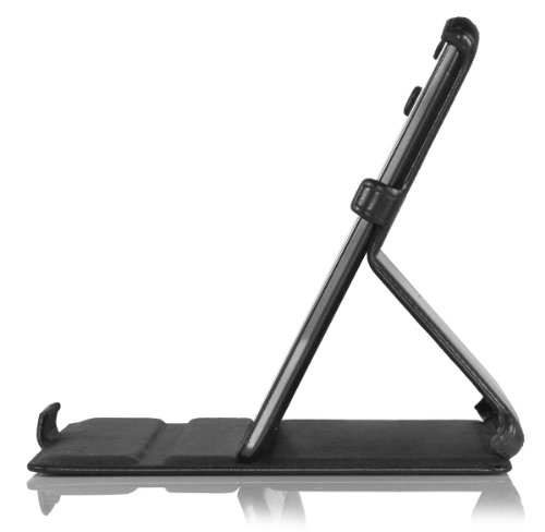 StilGut UltraSlim Case, Tasche für Lenovo IdeaTab S6000 mit Standfunktion, Schwarz B-WARE MODELL! - 8