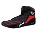 Kampfsport Schuhe Ringer Schuhe athletik Fitnesschuhe Bodybuilding (45, schwarz/rot)