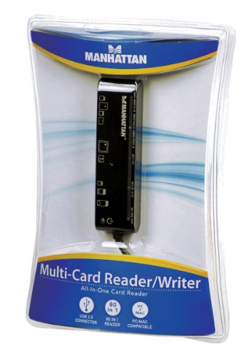 Manhattan Multi-Card Reader/Writer (Hi-Speed USB 2.0, Slimline, 80-in-1) schwarz - 6