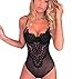 Produktbild Damen Dessous FORH Frauen Spitze Push-up Unterwäsche Reizvolle Halfter Erotik Unterwäsche Set Perspektive Body Versuchung Unterwäsche Lingerie Bademantel Babydoll Negligees (Schwarz, M)
