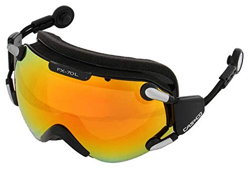 casco Lunettes de Ski FX70 Carbonic Effet Miroir M Schwarz Orange verspiegelt