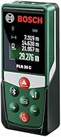 Bosch DIY Digitaler Laser-Entfernungsmesser PLR 30 C, Connectivity Funktion, 3 x AAA Batterien, Schutztasche, Karton, (30 Meter Messweite)