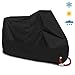 Produktbild Ankamal Elec Motorradgarage Winterfest Motorradabdeckung Wasserdicht, Motorrad Abdeckplane Abdeckung Motorradplane Cover Roller Regenschutz 190T Nylon Wasserdicht Abdeckplane Schutzhülle ( XL, 240 X 105 X 125 CM, Schwarz )