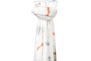 SGAVAHSG Large Muslin Cloths for Baby 120X120cm Muslin Swaddle Blankets Big Muslin Squares and Nursing Cover for Newborn Infant 47" X 47'', Pack of 1