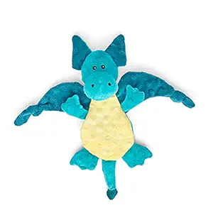 BarkBox Squeaky Dog Toys - Plush and Squeak Chew Toys | Puppy and Pet Toys for Small, Medium, and Large Dogs | Dingbert The Dragon
