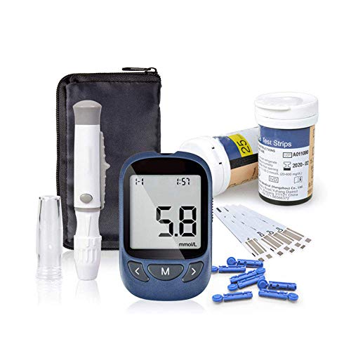 Glucosa en sangre kit de control de la diabetes kit de prueba de azúcar en sangre kit Codefree Pack 50 tiras para diabéticos