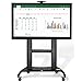 Produktbild Xue Universal TV Cart, TV Srtand Für 60-100 Zoll 360 º Schwenk Mit Rädern Mobile Möbel Flach-Panel-TV-Stand Und Unterhaltung Consol Home-Office-Schlafzimmer Klassenzimmer,A