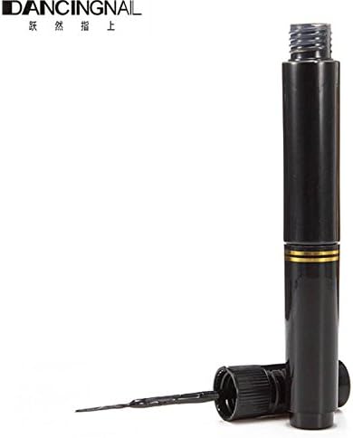 DANCINGNAIL 2-WAY NAIL ART TIPS VARNISH LINER PAINTING PICK DRAWING POLISH POINT PEN BRUSH black
