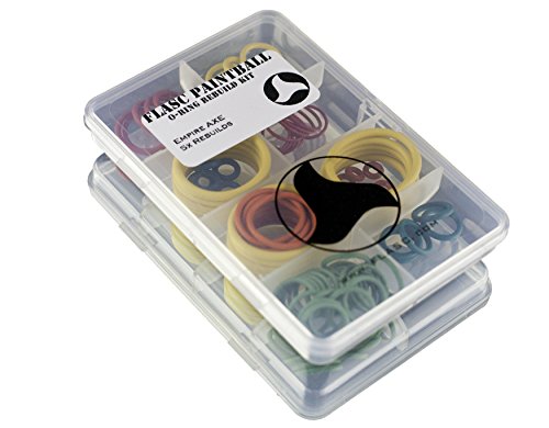 Flasc Paintball Empire Axe 5x color coded paintball o-ring rebuild kit