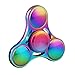 Produktbild QSSM® Hand Spinner Stress Relief Toy,Rainbow Metal Spinner Decompression Toy Durable Stress Reducer Finger Spinner High Speed Quiet Rotate Finger Gyro Perfect for Focus Anxiety Relief Toys Adults Kids Killing Time