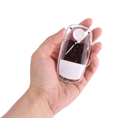 Gazechimp Solar Fensterthermometer Wasserdicht Indoor Outdoor LCD-Display Garten - 3