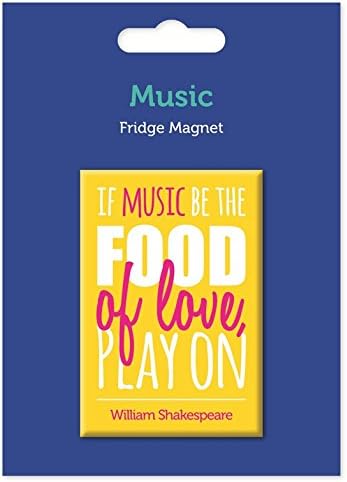 My World If Music Be The Food of Love Magnet
