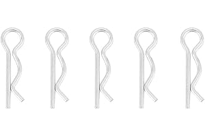 1*18Mm R Typ Saxstift R Clips 1Mm, Small R Clips Rostfria Stålklämmor Förzinkade Hållarstift Fjäderklämmor Hårnål