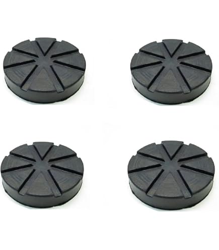 Kit 4 Tamponi Gomma Per Ponte Sollevatore 160x120x40 – Compatibili Con OMCN, Ravaglioli E Corghi, Made In Italy, Per Officine Professionali